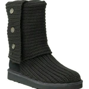 UGG Classic Cardy knit boots